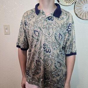 Vtg Corbin Ltd Marriott Golf Grand Hotel Polo Shirt - Large Combed Cotton USA